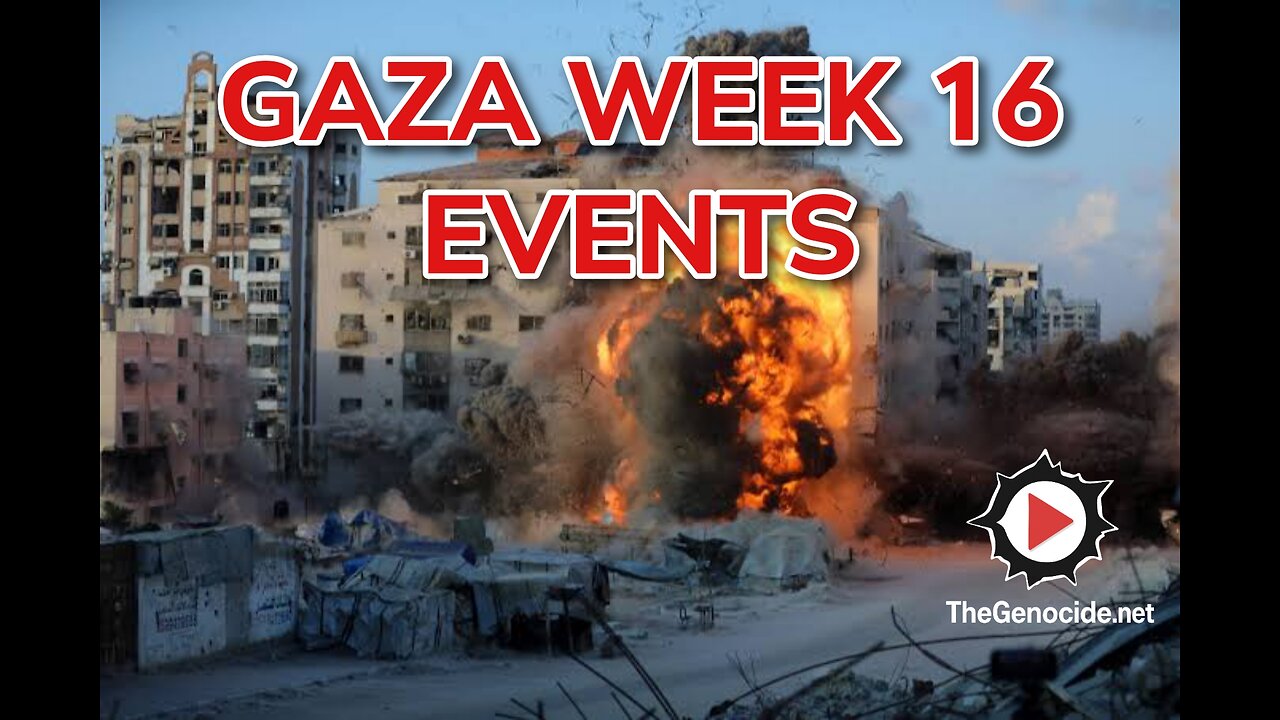 Gaza week 16 events compilation